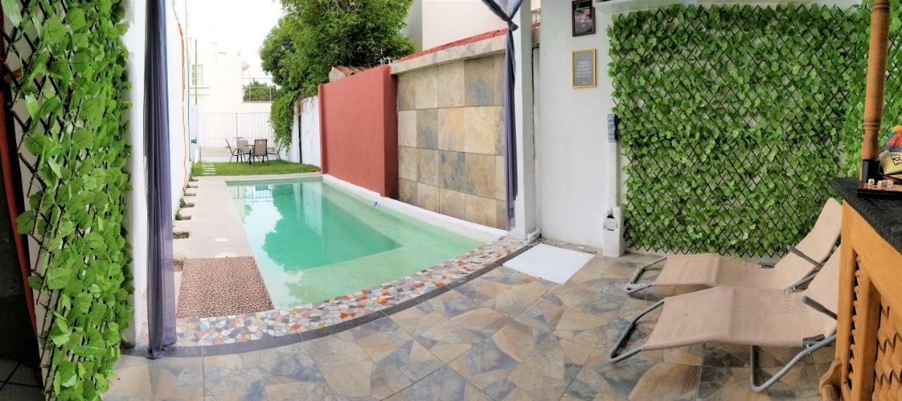 Casa Con Alberca Climatizada Privada Para 8 Personas Эмилиано-Сапата Экстерьер фото