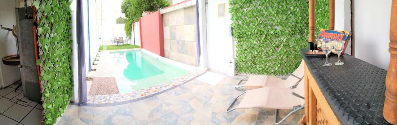 Casa Con Alberca Climatizada Privada Para 8 Personas Эмилиано-Сапата Экстерьер фото