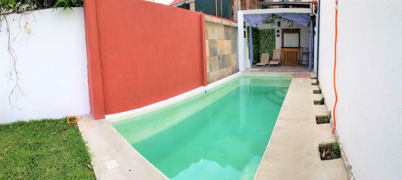 Casa Con Alberca Climatizada Privada Para 8 Personas Эмилиано-Сапата Экстерьер фото