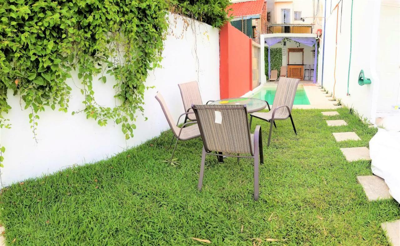 Casa Con Alberca Climatizada Privada Para 8 Personas Эмилиано-Сапата Экстерьер фото