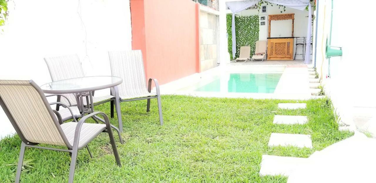 Casa Con Alberca Climatizada Privada Para 8 Personas Эмилиано-Сапата Экстерьер фото