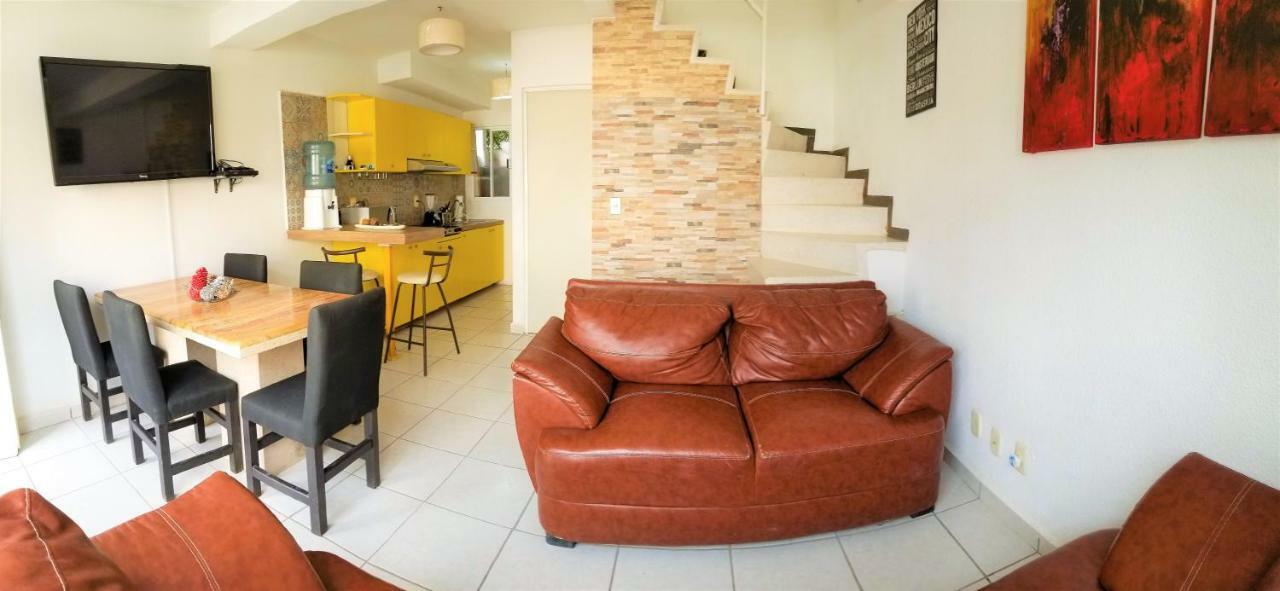 Casa Con Alberca Climatizada Privada Para 8 Personas Эмилиано-Сапата Экстерьер фото