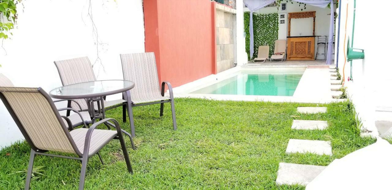 Casa Con Alberca Climatizada Privada Para 8 Personas Эмилиано-Сапата Экстерьер фото