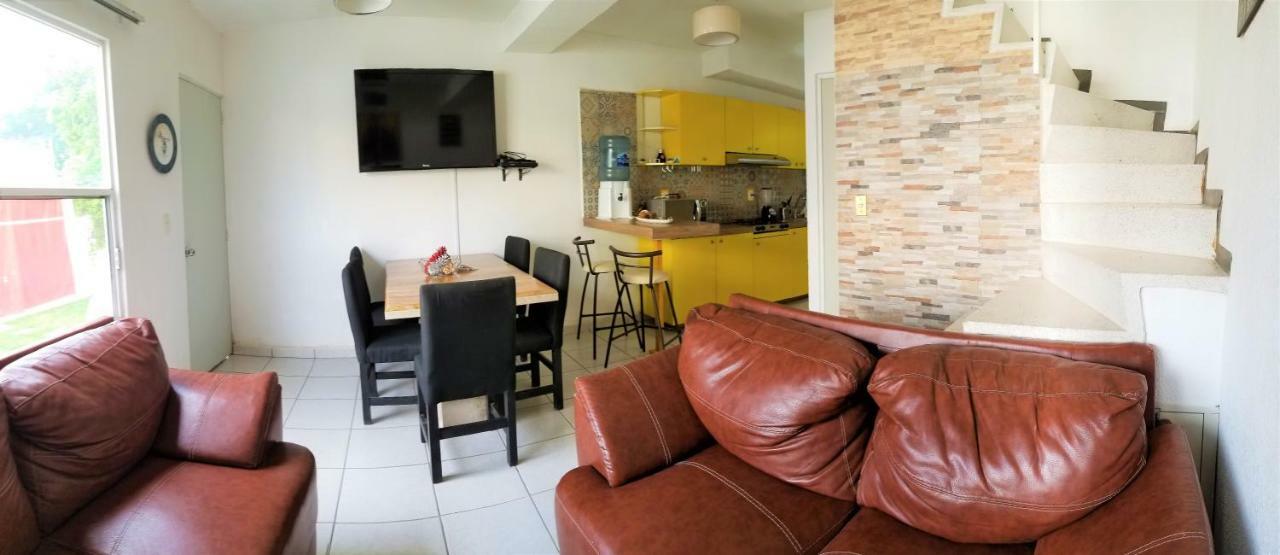 Casa Con Alberca Climatizada Privada Para 8 Personas Эмилиано-Сапата Экстерьер фото
